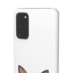 Phone Case — Cute 'for fox sake.' Cartoon Fox Protective Snap Case
