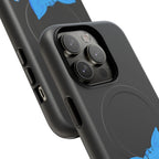 Blue Skeleton Cat Tough Magnetic Phone Case | Unique Design to Brain Frog