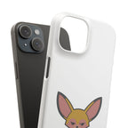 Phone Case — Cute 'for fox sake.' Cartoon Fox Protective Snap Case
