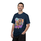 Vintage 80s Capybara T-Shirt — 'NOT TODAY' Neon Walkman Design - 100% Cotton