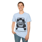 Defender Off-Road Shirt - "Custom Defender" Graphic 4x4 Adventure Tee - 100% Cotton / Cotton Blend
