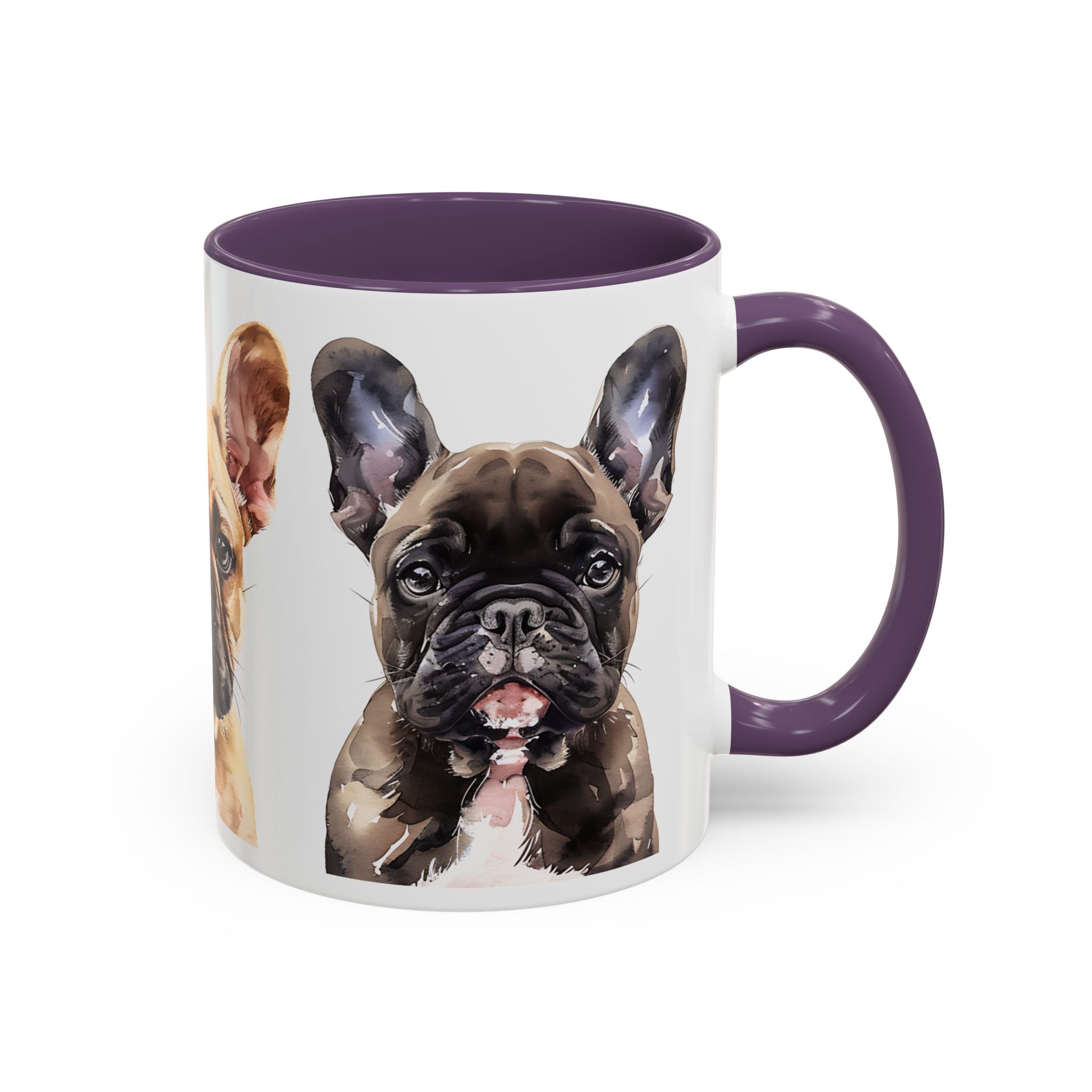 French Bulldog Accent Coffee Mug – Cute Pet Portraits (11/15 oz)