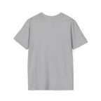 Brain Frog Design Signature T-Shirt - Small Green Brain Frog Logo Tee (Front Chest & Sleeve) - 100% Cotton
