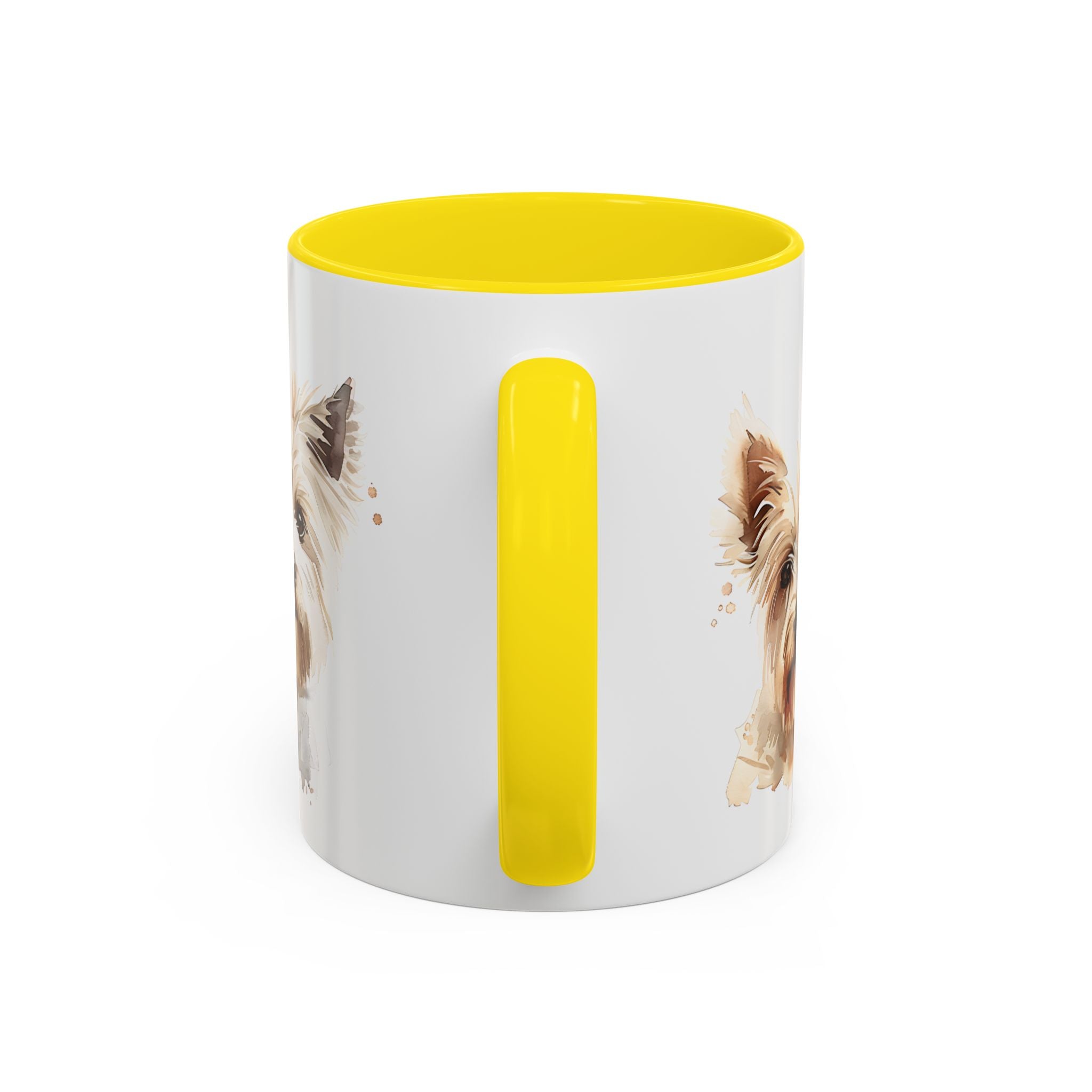 Westie Watercolor Accent Coffee Mug - Cute West Highland Terrier Dog Lover Gift (11/15oz)