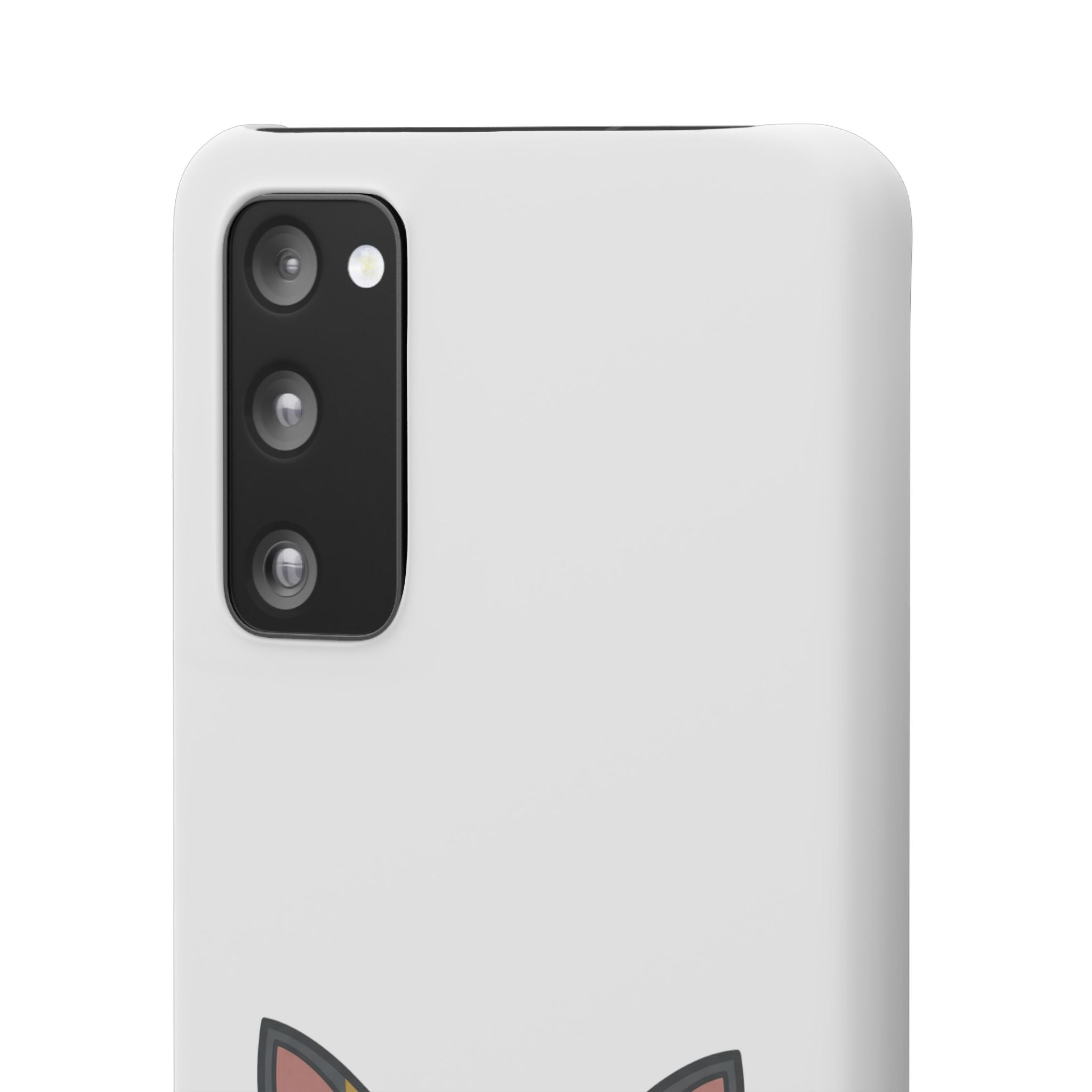 Phone Case — Cute 'for fox sake.' Cartoon Fox Protective Snap Case