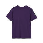 Brain Frog Design Signature T-Shirt - Small Green Brain Frog Logo Tee (Front Chest & Sleeve) - 100% Cotton