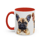 French Bulldog Accent Coffee Mug – Cute Pet Portraits (11/15 oz)