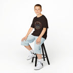 Kids T-Shirt - 'Flight From Above 2017 Fighter Pilot' Vintage Airplane Design - 100% Cotton / Cotton Blend