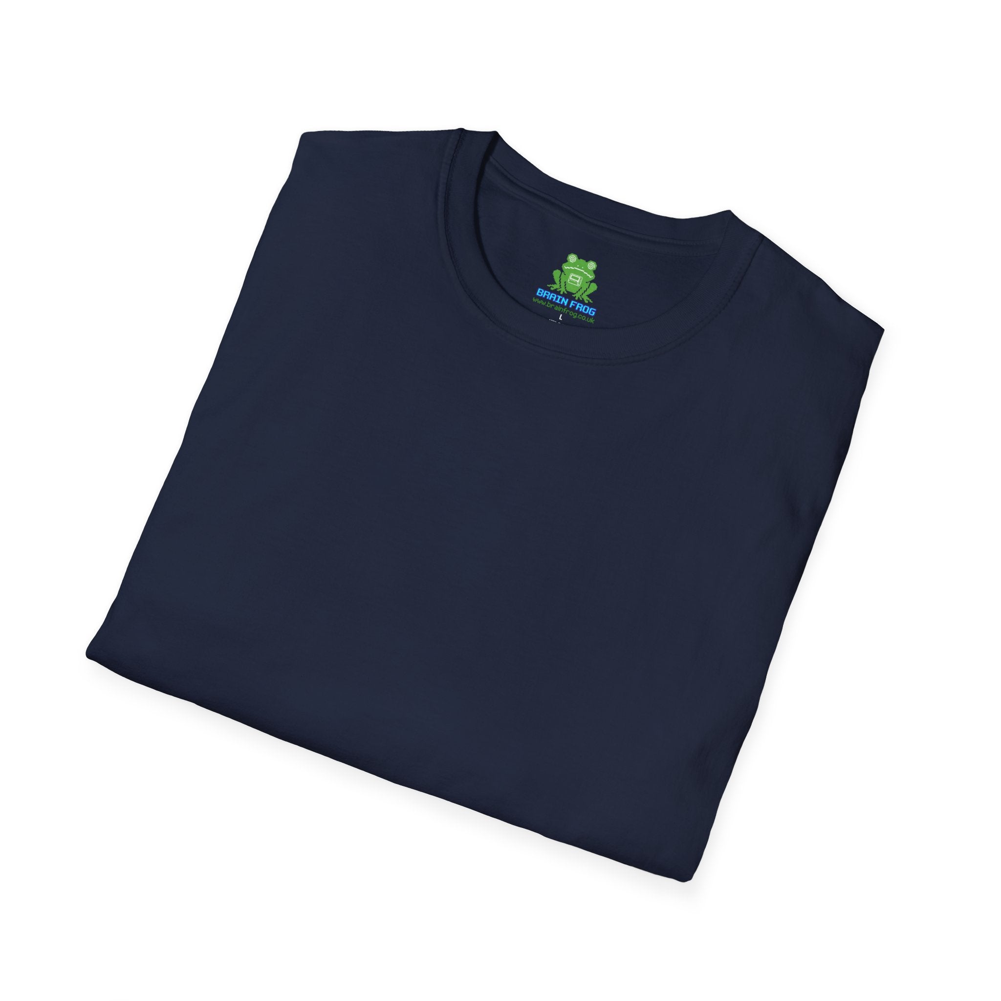 Woman's Plain Tee - Brain Frog Woman's Softstyle Plain T-Shirt - 100% Cotton / Cotton Blend - Colour Set Two (17 Colours)
