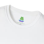 Woman's Plain Tee - Brain Frog Woman's Softstyle Plain T-Shirt - 100% Cotton / Cotton Blend - White / Black / Navy / Grey - 12 colours available