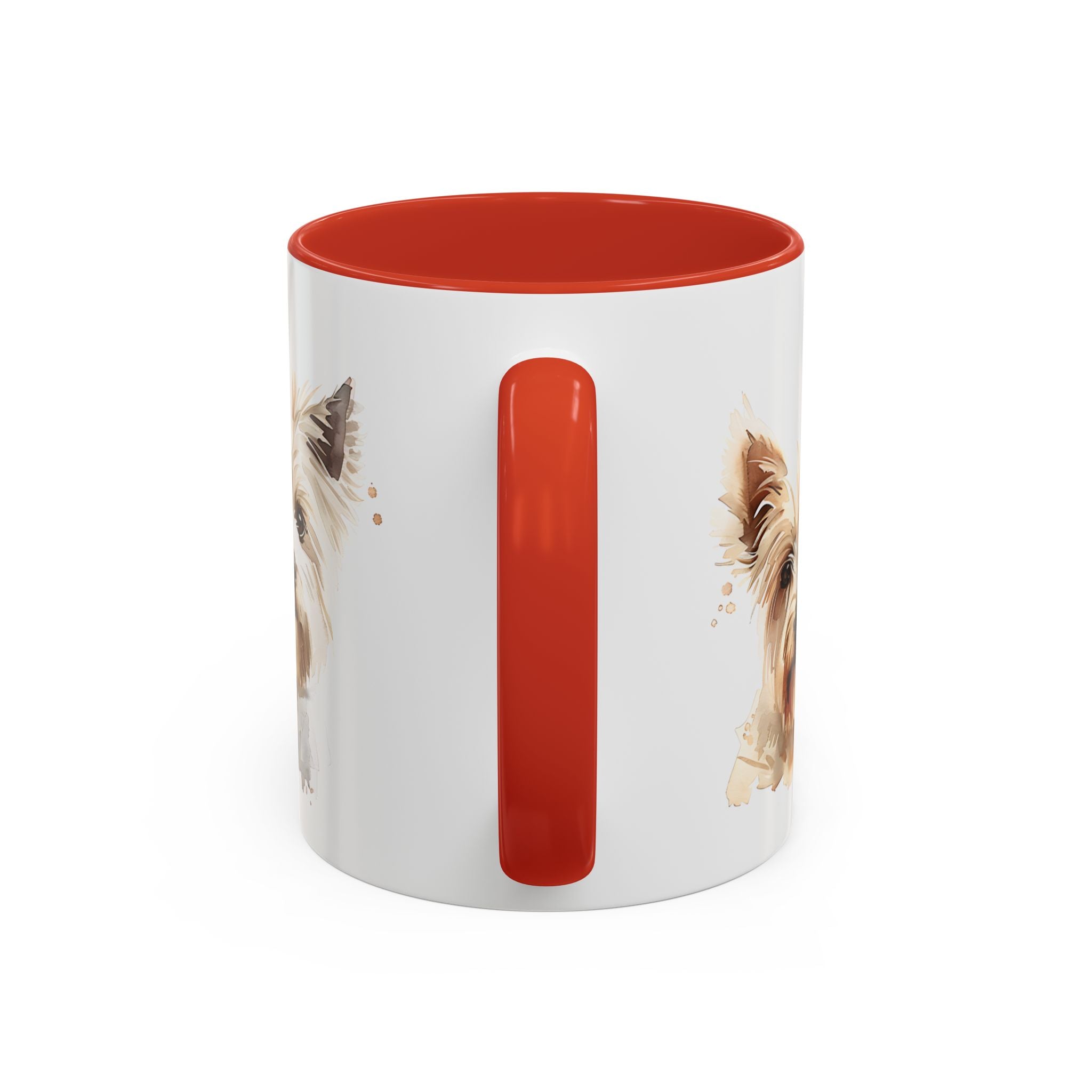 Westie Watercolor Accent Coffee Mug - Cute West Highland Terrier Dog Lover Gift (11/15oz)