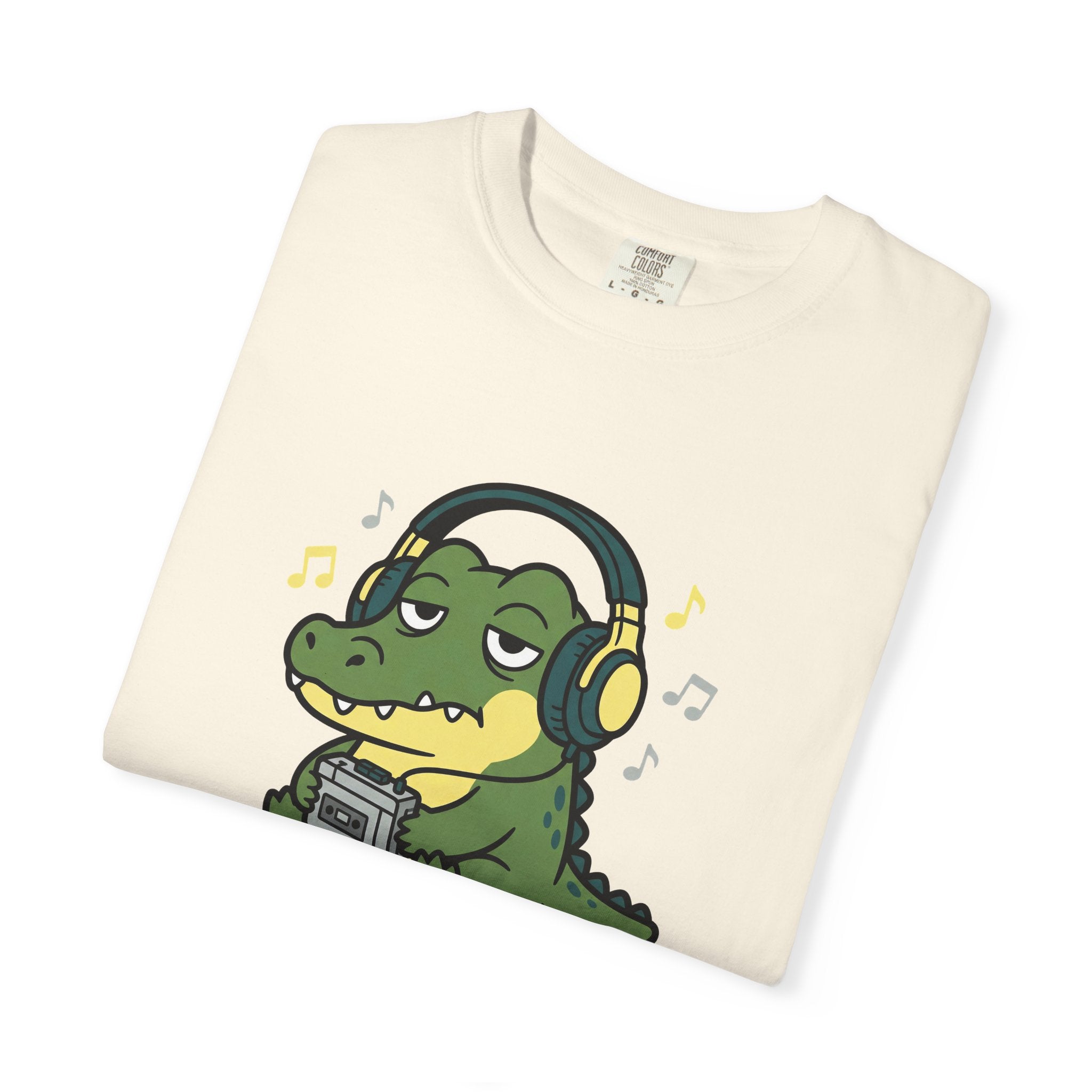 Just Vibing, Mostly Crocodile T-Shirt - 100% Cotton