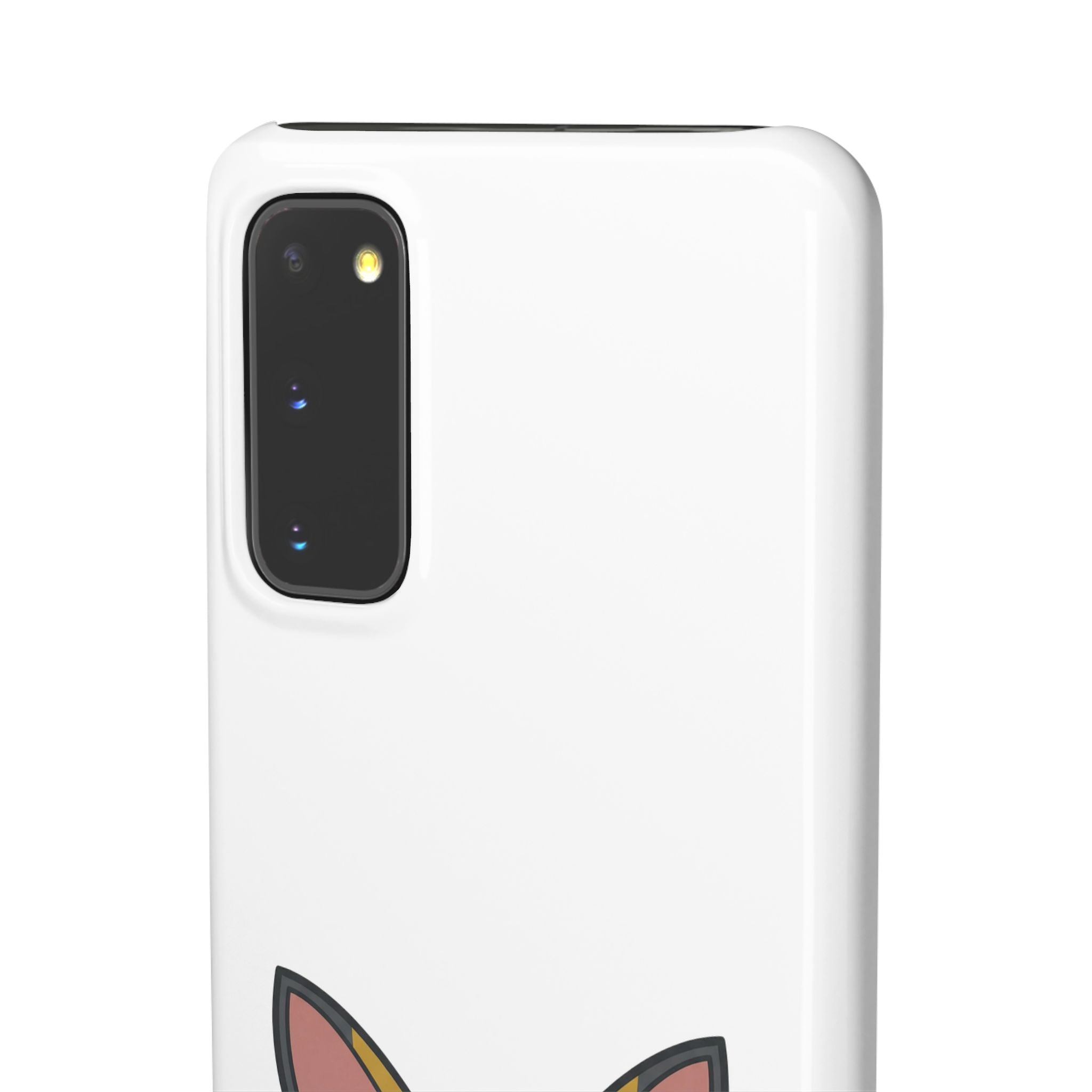 Phone Case — Cute 'for fox sake.' Cartoon Fox Protective Snap Case