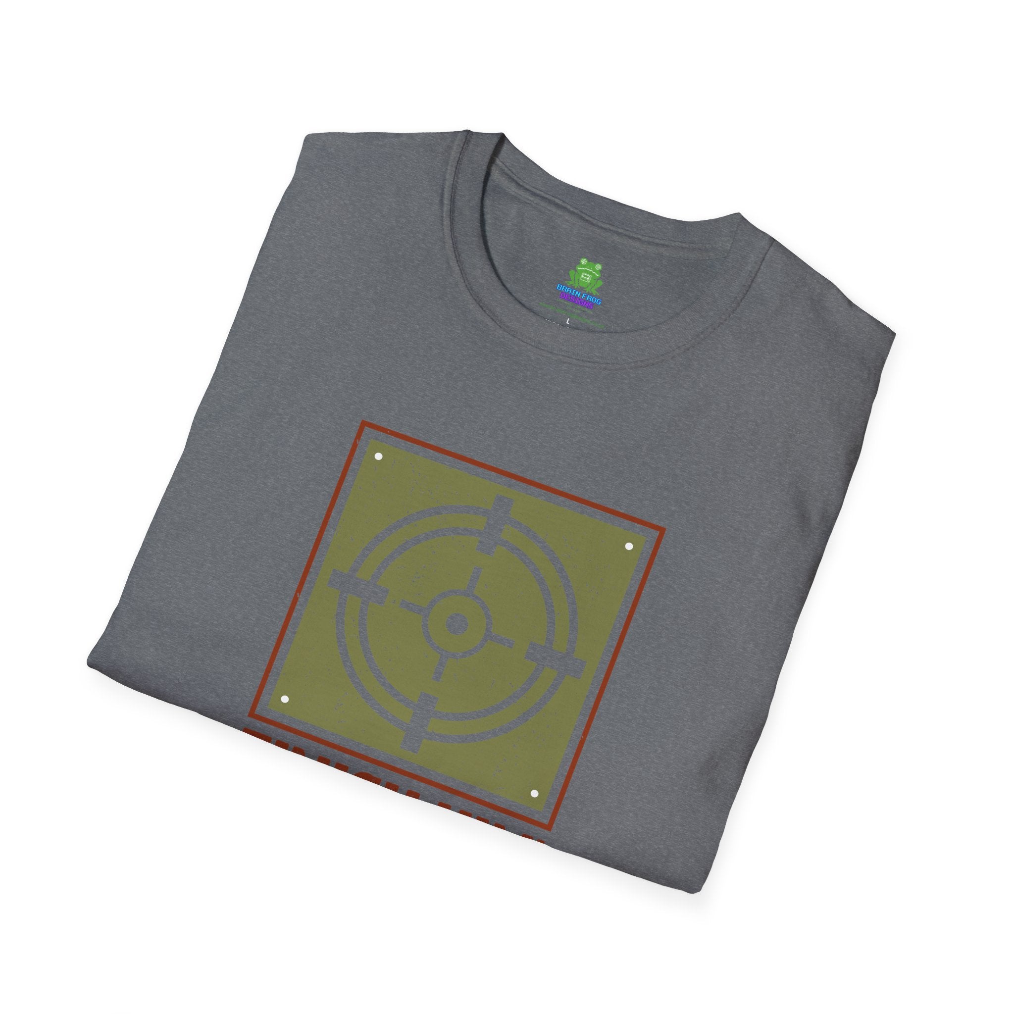 Finish Him! Gamer Target Graphic T‑Shirt - 100% Cotton / Cotton Blend