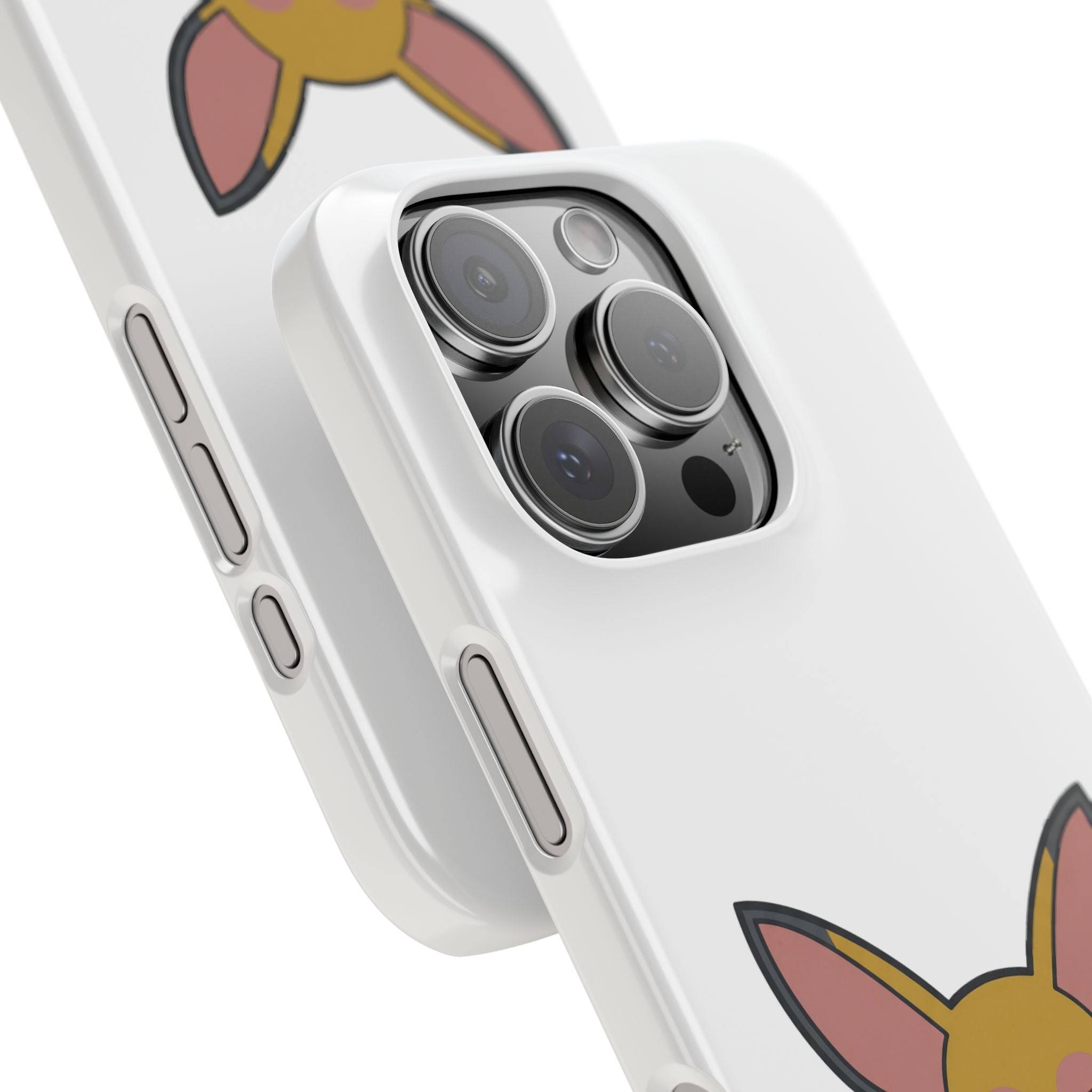 Phone Case — Cute 'for fox sake.' Cartoon Fox Protective Snap Case