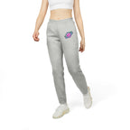Adidas 'Out of this World' Planet Patch Joggers — Grey Fleece Sweatpants with Retro Space Graphic