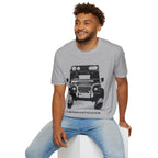 Defender Off-Road Shirt - "Custom Defender" Graphic 4x4 Adventure Tee - 100% Cotton / Cotton Blend