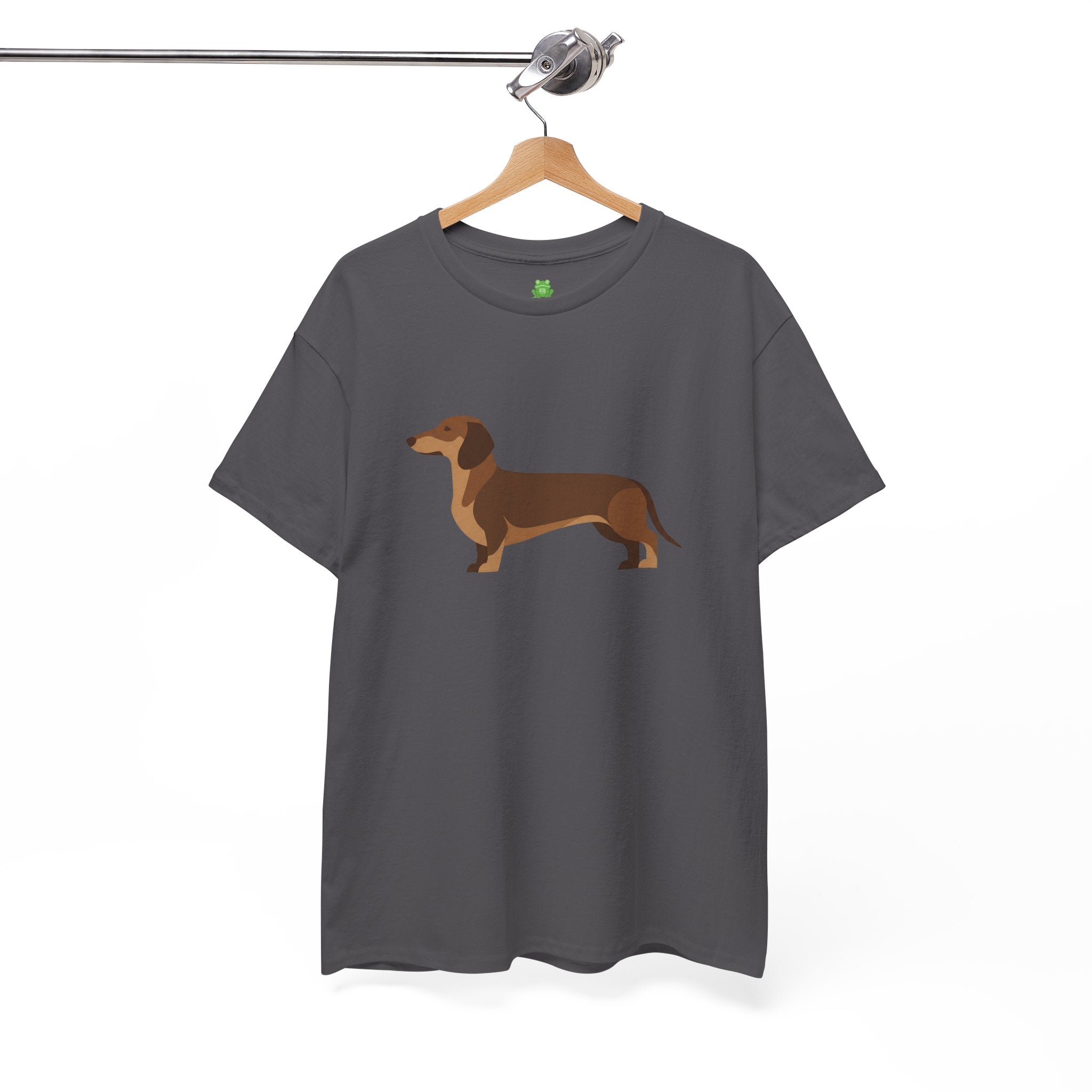 Dachshund Dog T‑Shirt — Cute Brown Sausage Dog Graphic Tee - 100% Cotton
