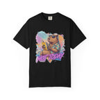 Vintage 80s Capybara T-Shirt — 'NOT TODAY' Neon Walkman Design - 100% Cotton