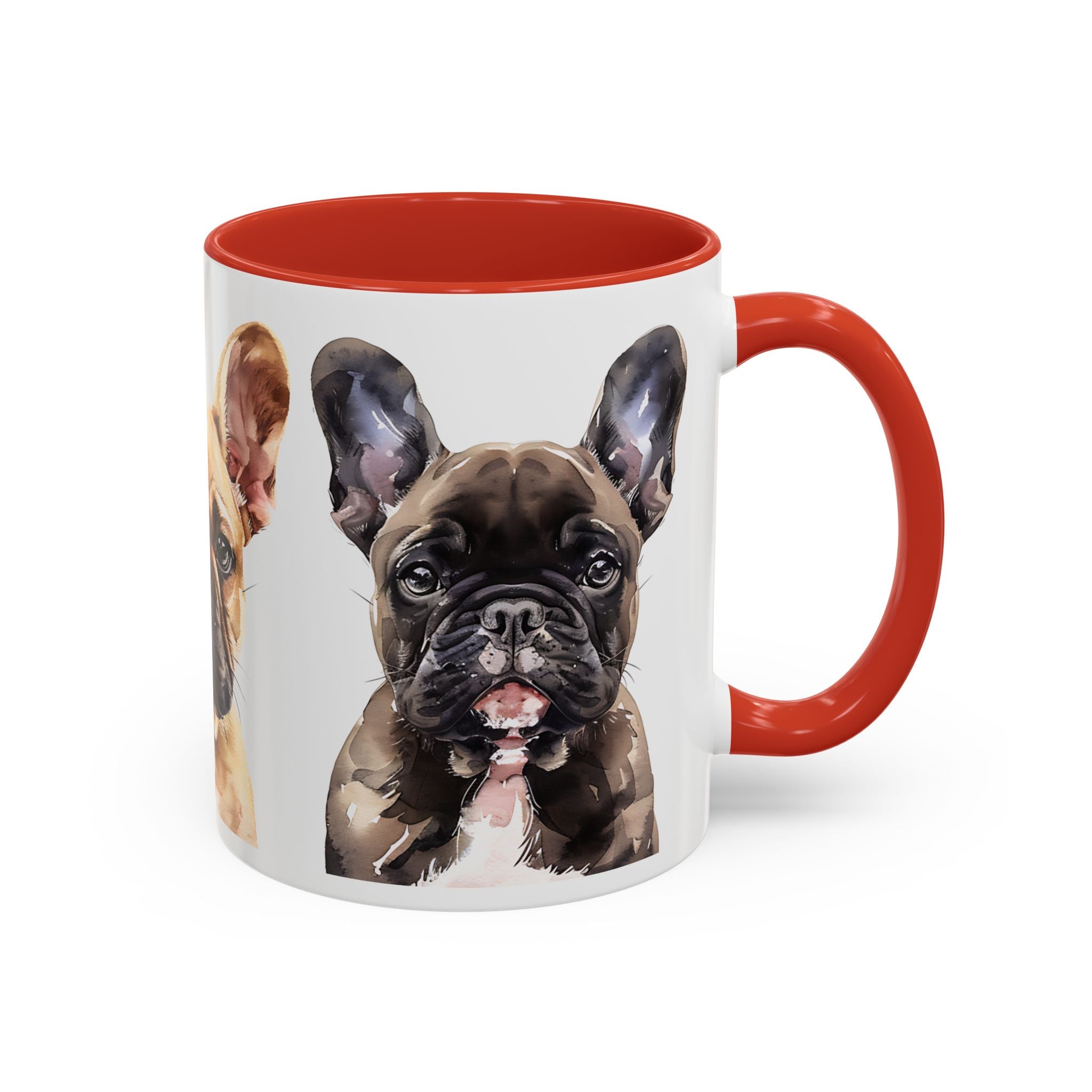 French Bulldog Accent Coffee Mug – Cute Pet Portraits (11/15 oz)