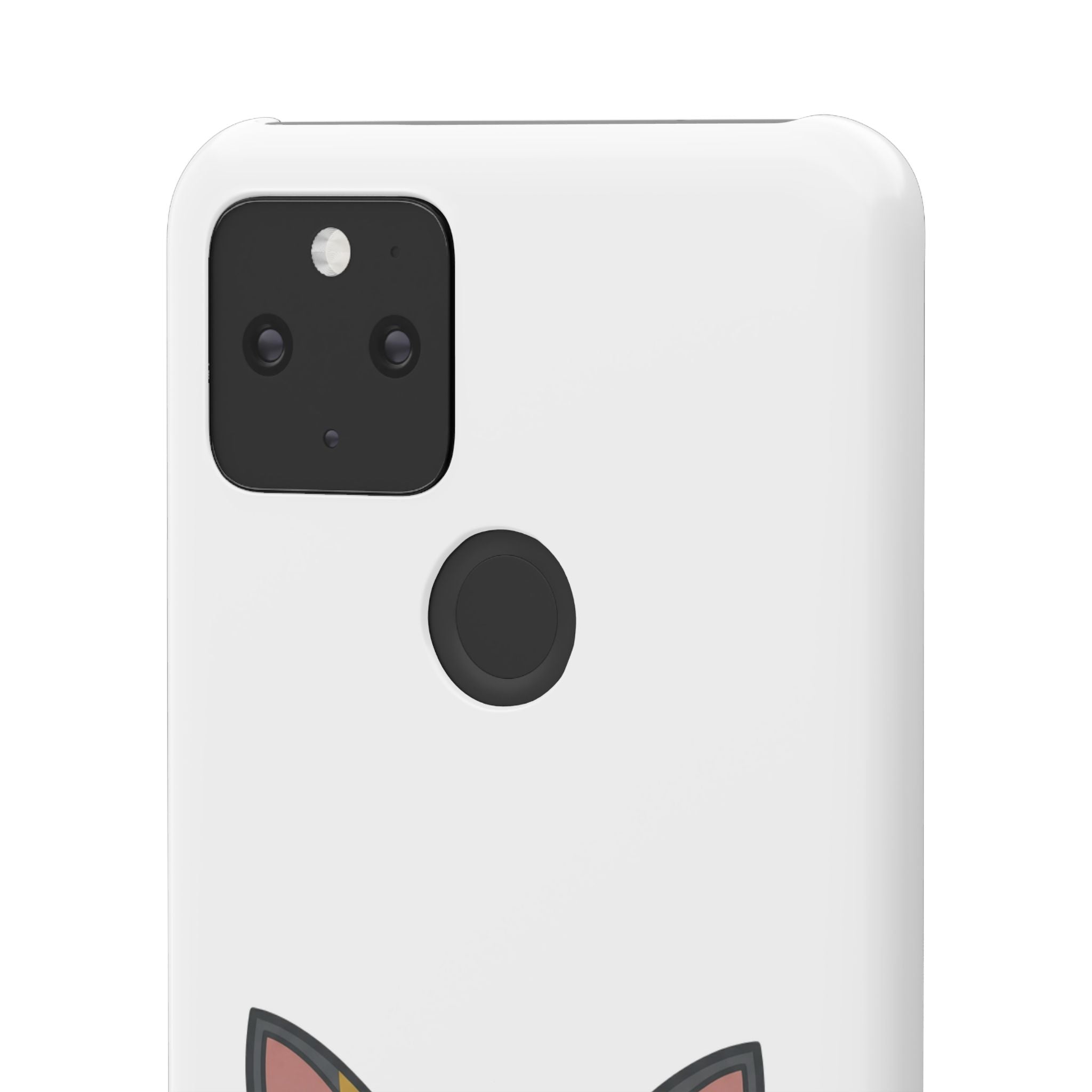 Phone Case — Cute 'for fox sake.' Cartoon Fox Protective Snap Case