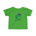 Infant Tee - 'Block Rockin' Croc' Cute Alligator Baby Shirt - 100% Cotton