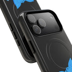 Blue Skeleton Cat Tough Magnetic Phone Case | Unique Design to Brain Frog