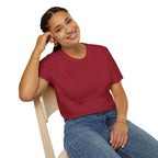 Woman's Plain Tee - Brain Frog Woman's Softstyle Plain T-Shirt - 100% Cotton / Cotton Blend - White / Black / Navy / Grey - 12 colours available