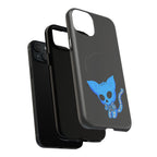 Blue Skeleton Cat Tough Magnetic Phone Case | Unique Design to Brain Frog