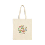 'Maybe later, but probably not' Cotton Canvas Tote Bag