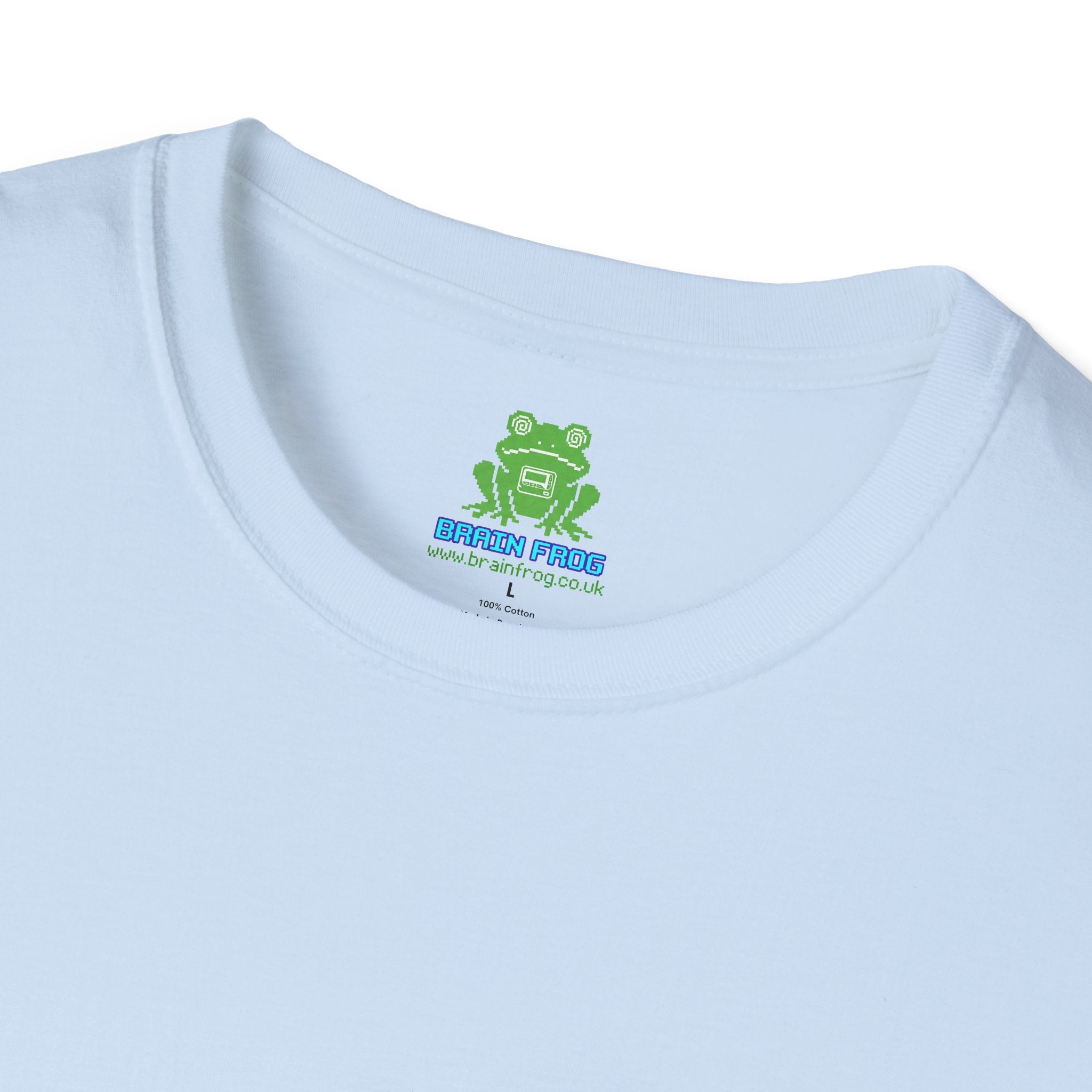 Woman's Plain Tee - Brain Frog Woman's Softstyle Plain T-Shirt - 100% Cotton / Cotton Blend - Colour Set Two (17 Colours)