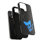 Blue Skeleton Cat Tough Magnetic Phone Case | Unique Design to Brain Frog
