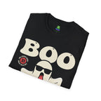Boo Crew Halloween T-Shirt - Cool Ghost Graphic Tee - 100% Cotton / Cotton Blend