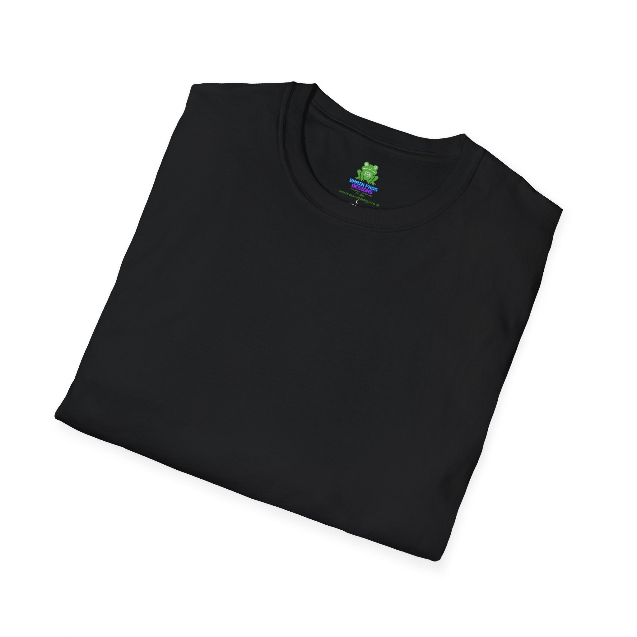 Woman's Plain Tee - Brain Frog Woman's Softstyle Plain T-Shirt - 100% Cotton / Cotton Blend - Colour Set One (16 Colours)