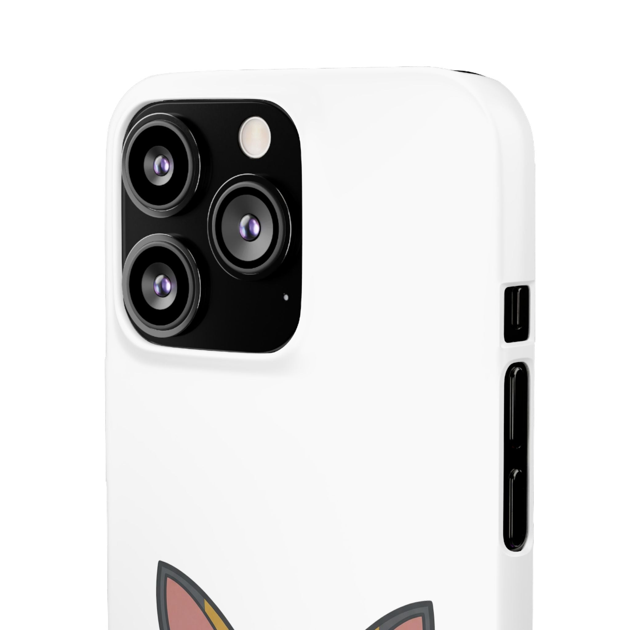 Phone Case — Cute 'for fox sake.' Cartoon Fox Protective Snap Case