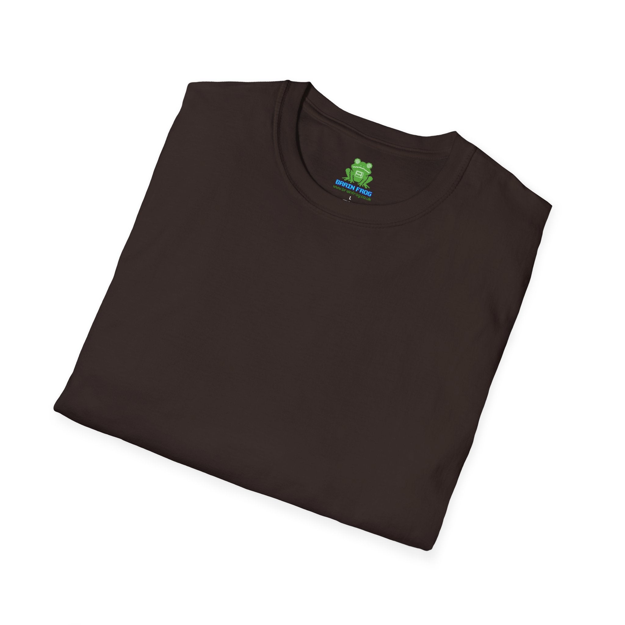 Men's Plain Tee - Brain Frog Men's Softstyle Plain T-Shirt - 100% Cotton / Cotton Blend - Colour Set One (16 Colours)