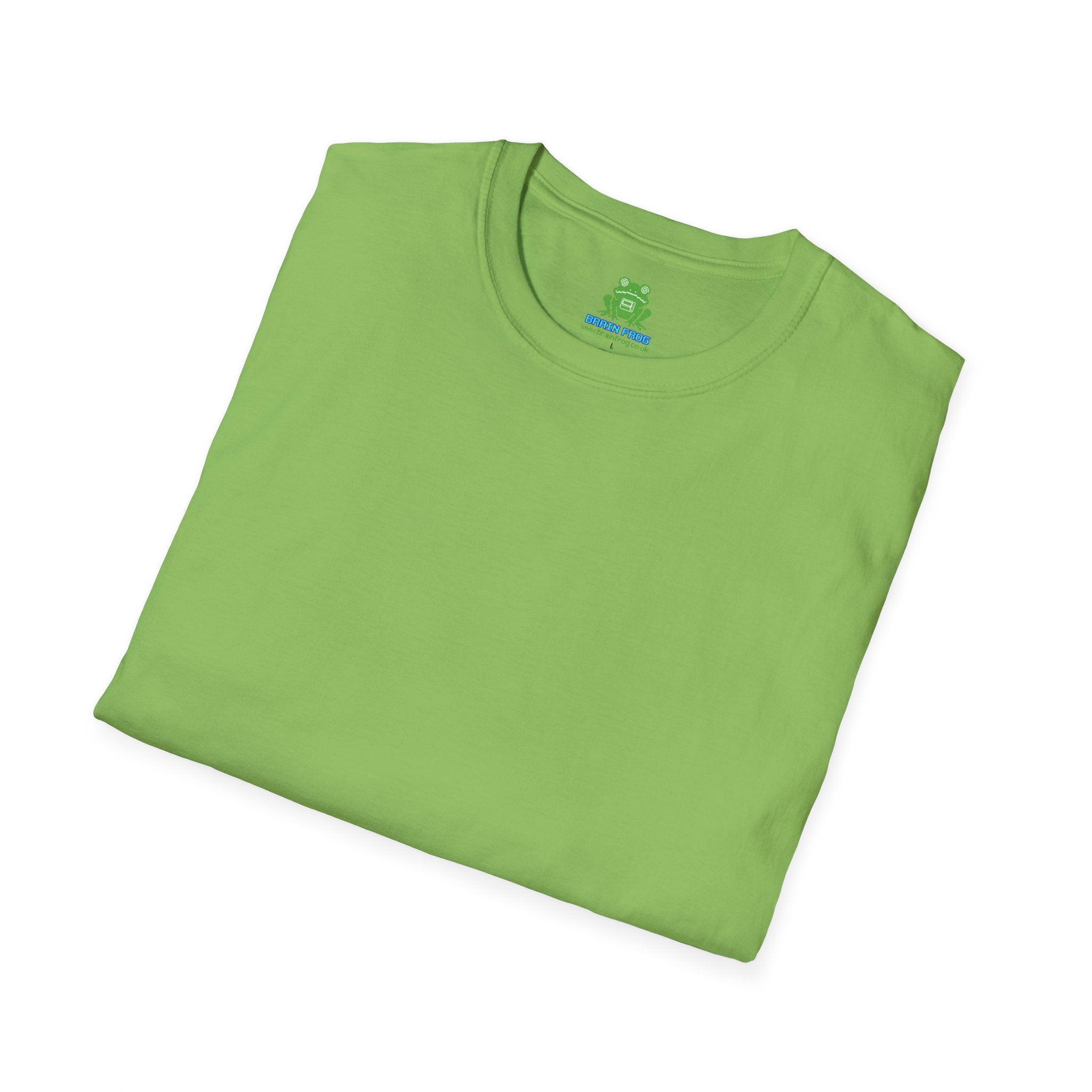 Woman's Plain Tee - Brain Frog Woman's Softstyle Plain T-Shirt - 100% Cotton / Cotton Blend - Colour Set Two (17 Colours)