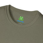 Woman's Plain Tee - Brain Frog Woman's Softstyle Plain T-Shirt - 100% Cotton / Cotton Blend - White / Black / Navy / Grey - 12 colours available