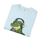 Just Vibing, Mostly Crocodile T-Shirt - 100% Cotton