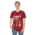 California Palm Photo Tee - Vintage Sunset Graphic T-Shirt - 100% Cotton