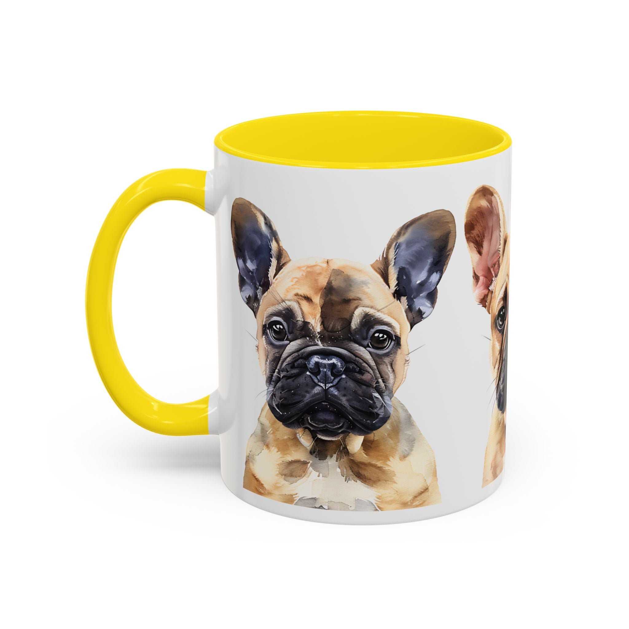 French Bulldog Accent Coffee Mug – Cute Pet Portraits (11/15 oz)