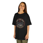 Kids T-Shirt - 'Flight From Above 2017 Fighter Pilot' Vintage Airplane Design - 100% Cotton / Cotton Blend