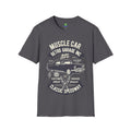 Retro Garage Muscle Car T-Shirt - Classic Speedway Vintage Auto Tee -100% Cotton