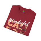 California Palm Photo Tee - Vintage Sunset Graphic T-Shirt - 100% Cotton