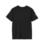 Brain Frog Design Signature T-Shirt - Small Green Brain Frog Logo Tee (Front Chest & Sleeve) - 100% Cotton