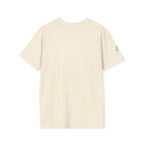 Brain Frog Design Signature T-Shirt - Small Green Brain Frog Logo Tee (Front Chest & Sleeve) - 100% Cotton