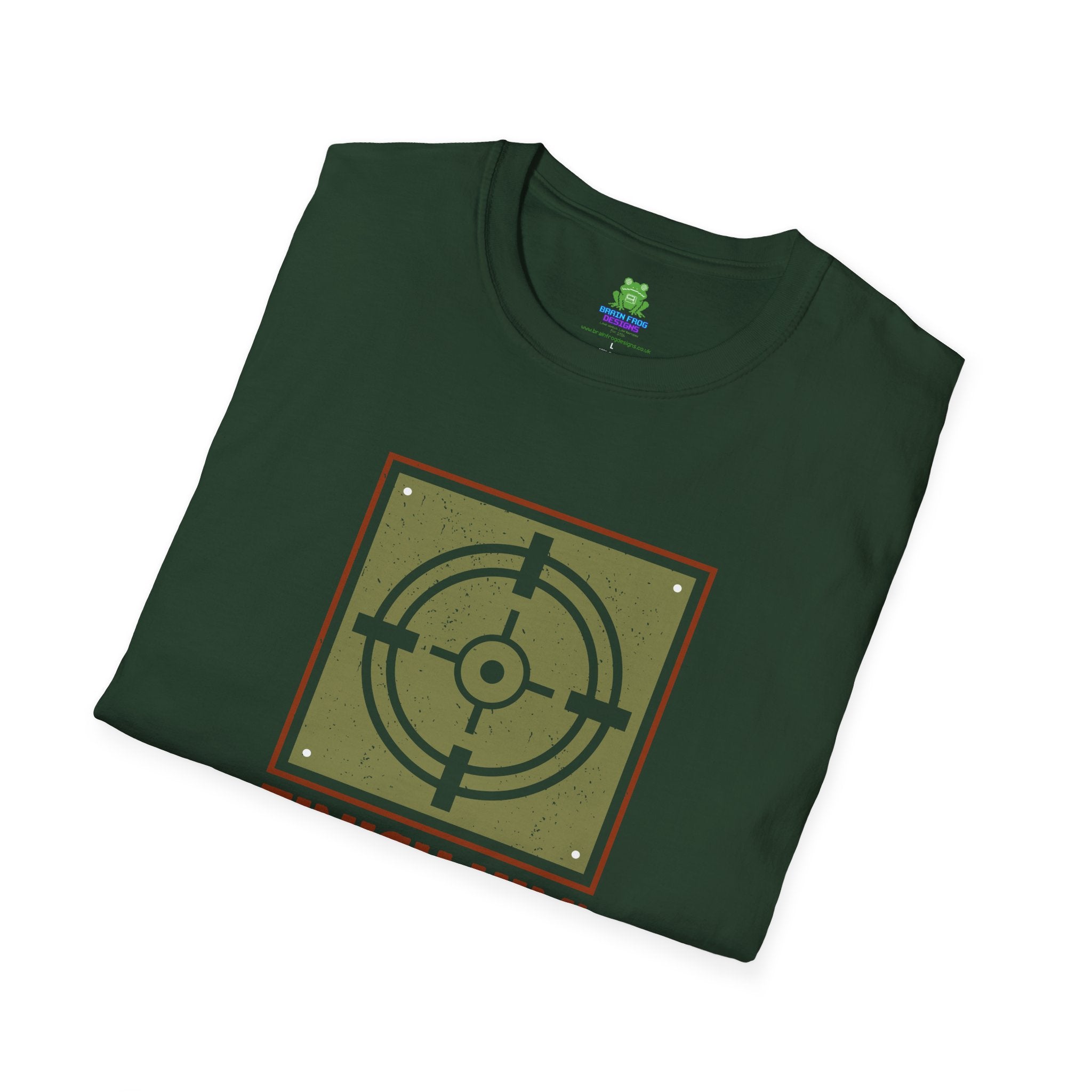 Finish Him! Gamer Target Graphic T‑Shirt - 100% Cotton / Cotton Blend