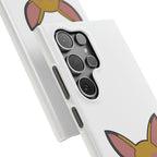 Phone Case — Cute 'for fox sake.' Cartoon Fox Protective Snap Case