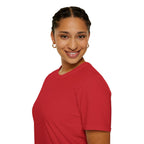 Woman's Plain Tee - Brain Frog Woman's Softstyle Plain T-Shirt - 100% Cotton / Cotton Blend - White / Black / Navy / Grey - 12 colours available