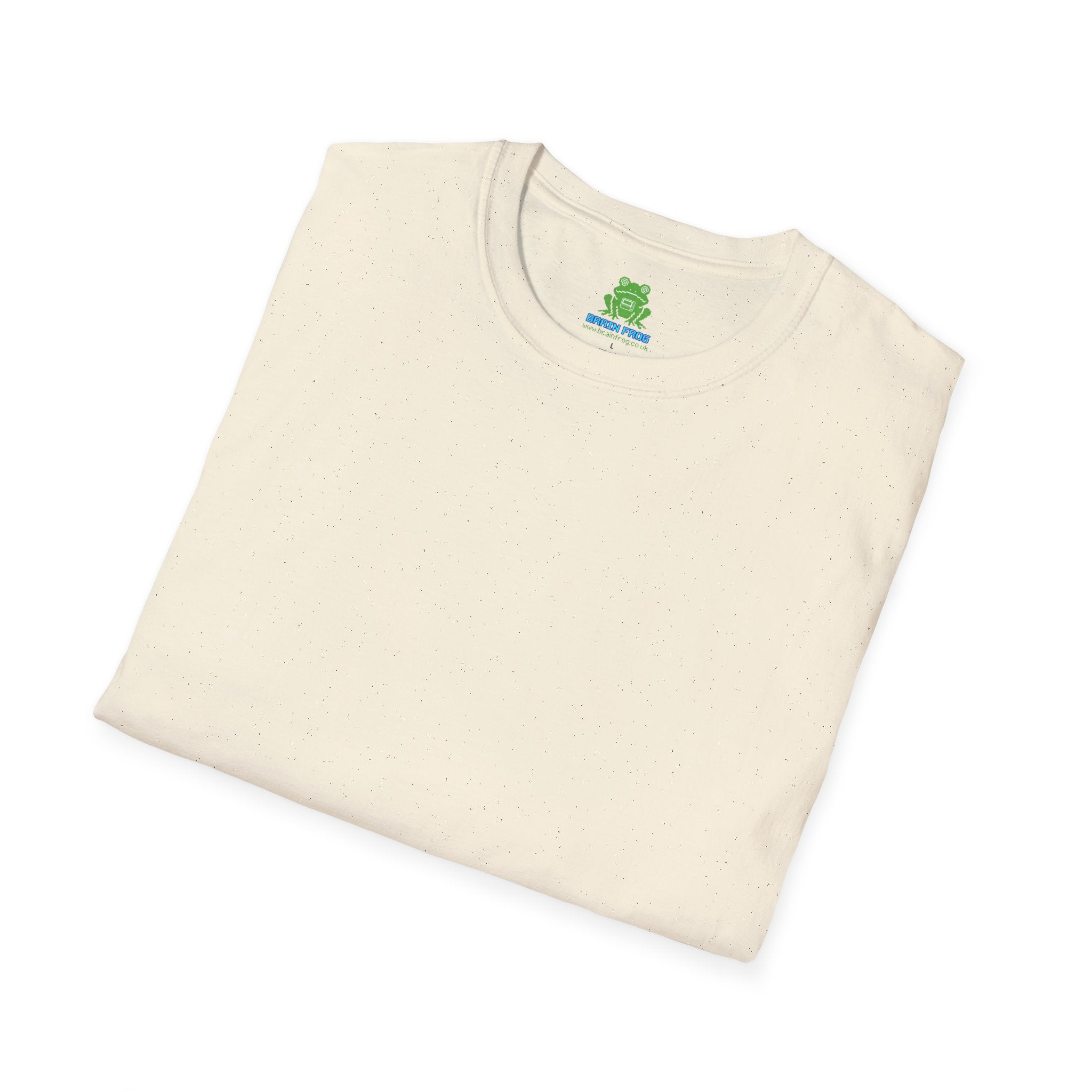 Men's Plain Tee - Brain Frog Men's Softstyle Plain T-Shirt - 100% Cotton / Cotton Blend - Colour Set One (16 Colours)